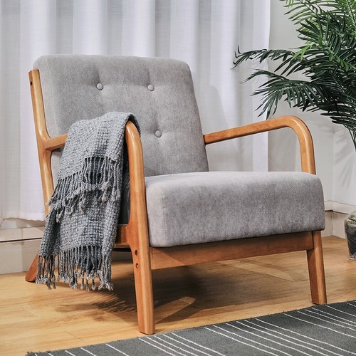 Modern solid wood arm - solid,