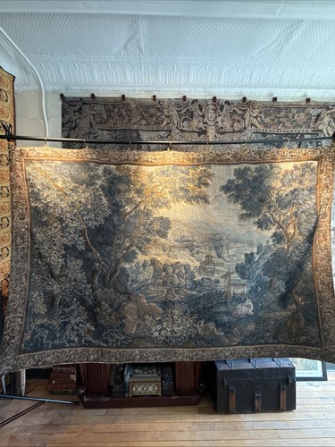Antique french verdure 18th - french,