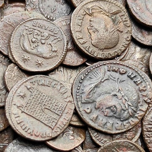 Genuine roman coins 4th - genuine, coins,