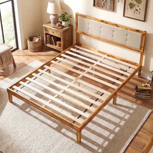 Mid century modern bed frame - modern,